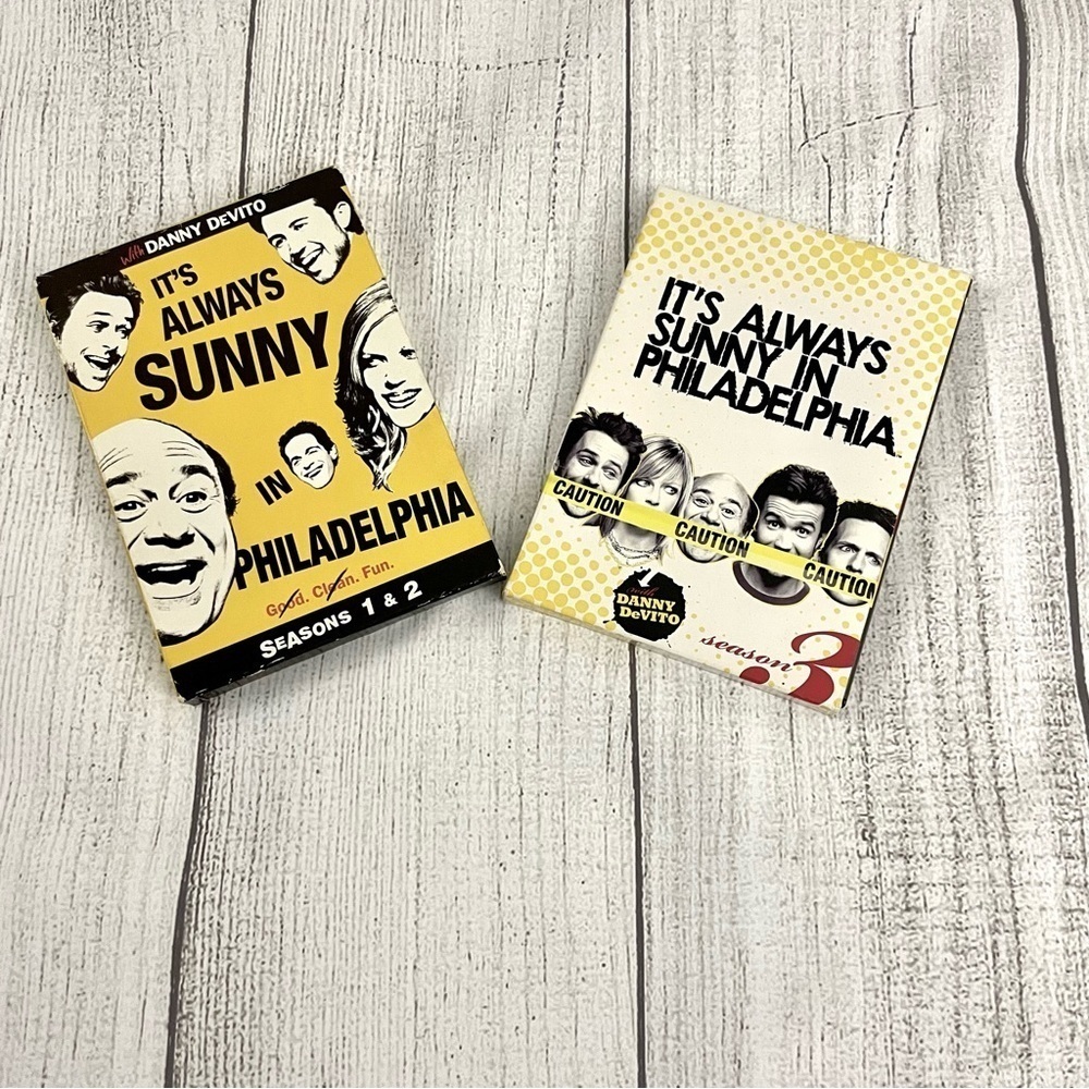 IT’S ALWAYS SUNNY IN PHILADELPHIA Season 1-3 DVDs